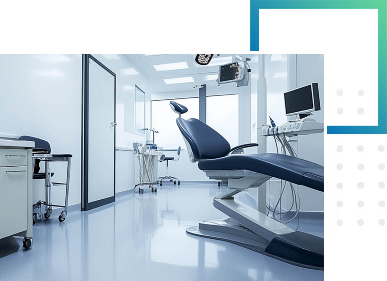 Reinigungsunternehmen für die Praxisreinigung Steriler Behandlungsraum nach professioneller Praxisreinigung.